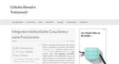 Desktop Screenshot of celluliteitalia.com